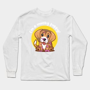 Mucky Puppy (on dark colors) Long Sleeve T-Shirt